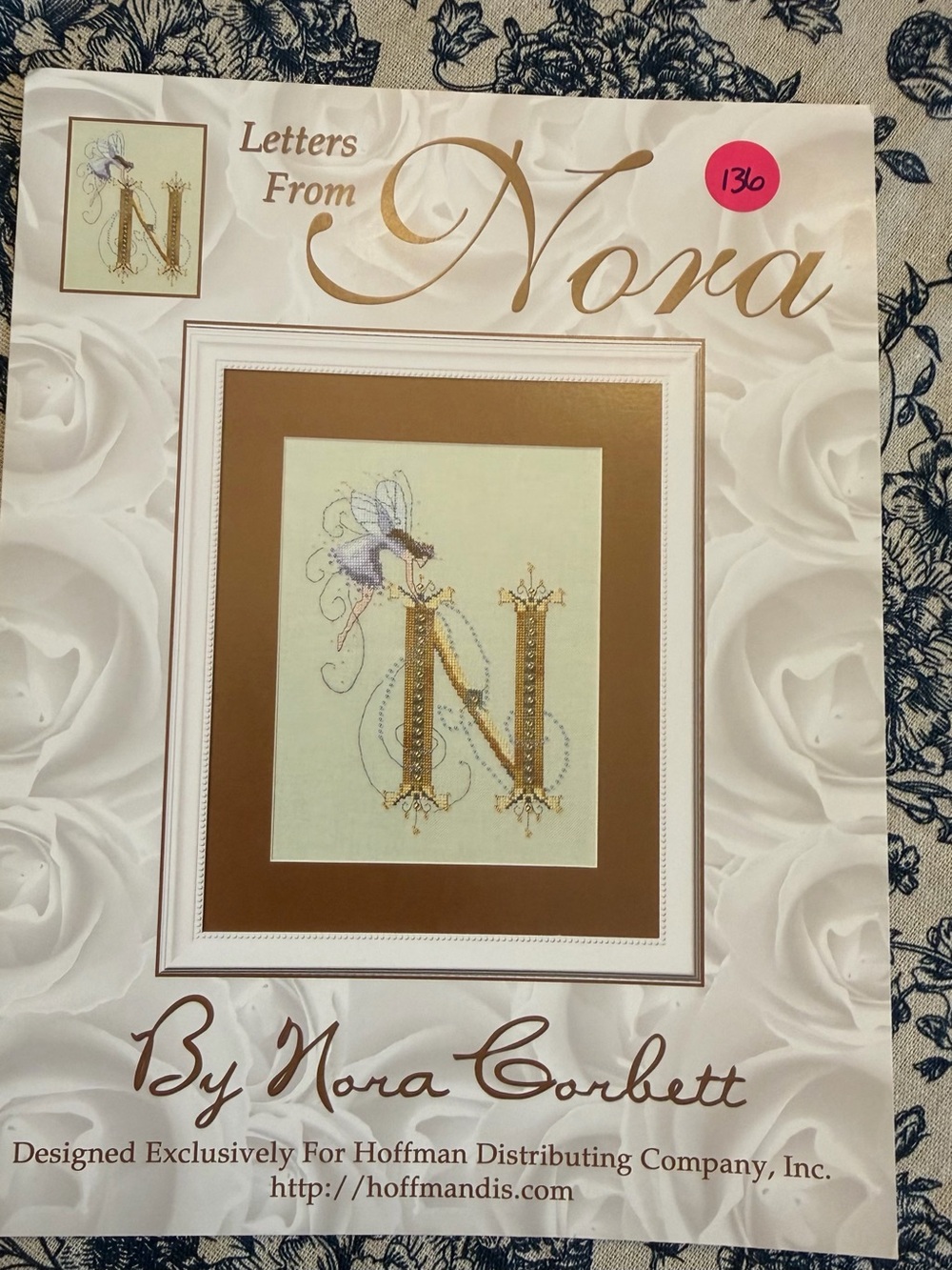 Nora Corbett Cross Stitch Letter N Fairy NINA Whimsical Gift Monogram Collector
